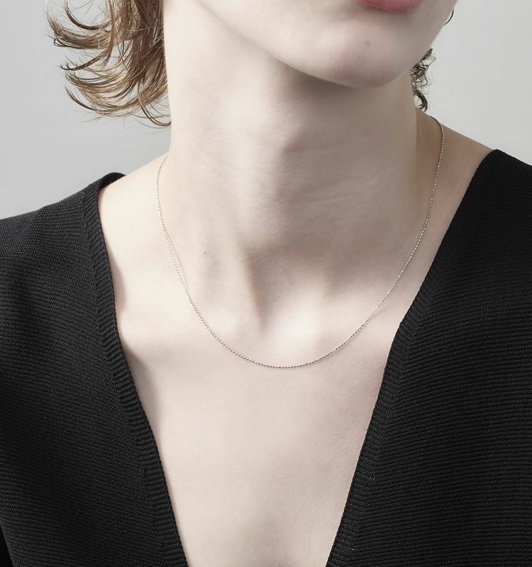 woje Days（K10 Necklace) YG ネックレスゴールド金 Days（K10 Necklace） | 痛くないイヤリング WOJE