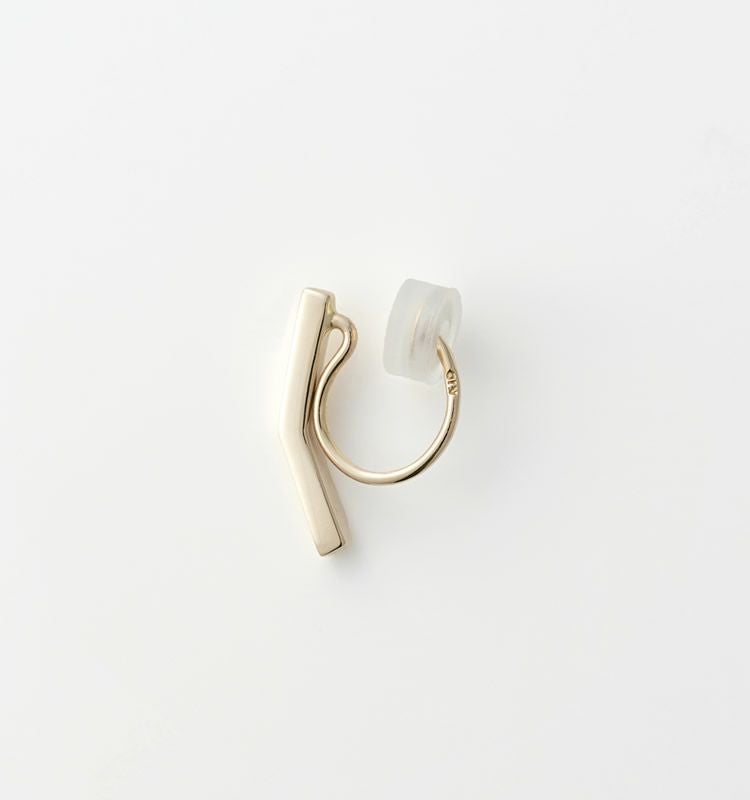 Tie（K10 Earrings） | 痛くないイヤリング WOJE