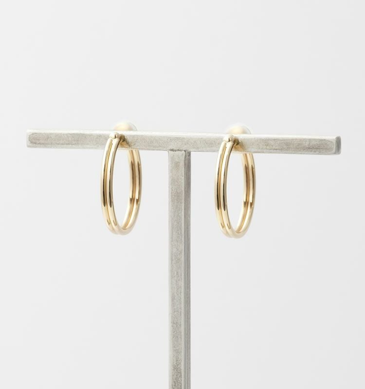 Loop（K10 Earrings） | 痛くないイヤリング WOJE