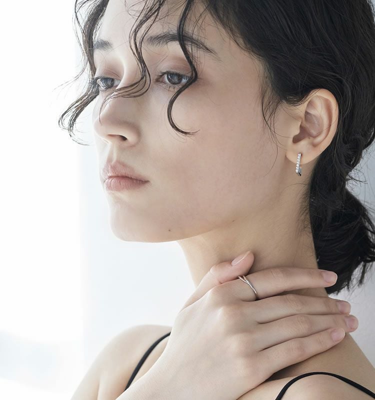 6月上旬再販予定】Foxy（SV925 Earrings） | 痛くないイヤリング WOJE