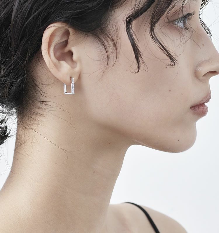 Foxy（SV925 Earrings） | 痛くないイヤリング WOJE