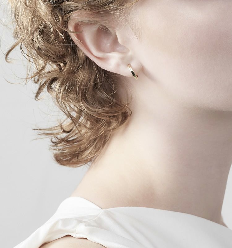 Infinity（K10 Earrings） | 痛くないイヤリング WOJE